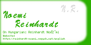 noemi reinhardt business card